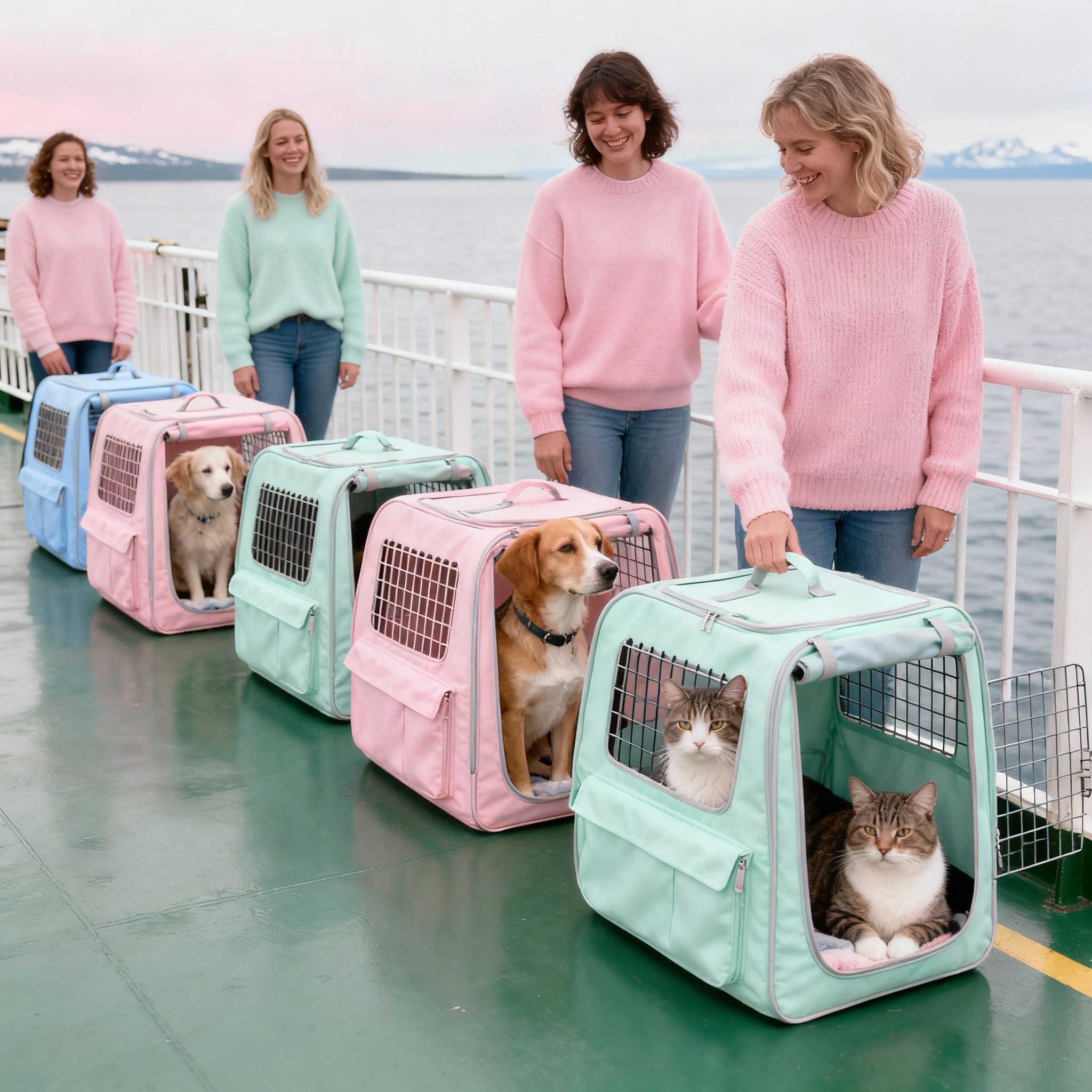 Alaska route planning with pets and gear